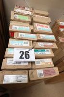 Lot 26 - APPROX. 20 BOXES OF VENETIAN BLINDS INC. FAUXWOOD APPROX. 80CM WIDTH  (VAT applicable)