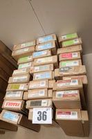 Lot 36 - APPROX. 30 BOXES OF VENETIAN BLINDS INC. FAUXWOOD, INC. 35CM, 40CM & 50CM WIDTH (VAT applicable)