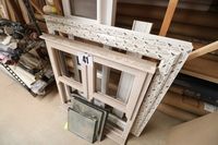 Lot 41 - 2x UPVC WINDOWS, 1x TIMBER WINDOW & SMALL QTY OF DOUBLE GLAZING (VAT applicable)