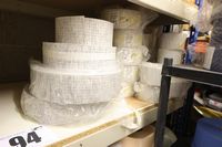 Lot 94 - CONTENTS OF 1/2 SHELF OF VERTICAL BLIND TAPE INC. LIGHT GREY & PATTERNED, APPROX. 12 ROLLS (VAT applicable)