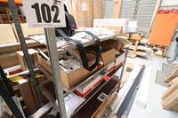 Lot 102 - GALVANISED 4-WHEEL, 5-SHELF RACK (VAT applicable)