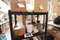 Lot 103 - QTY OF VERTICAL TOP BRACKET COVERS & VARIOUS ROLLER & VERTICAL BLIND CHAIN (VAT applicable)