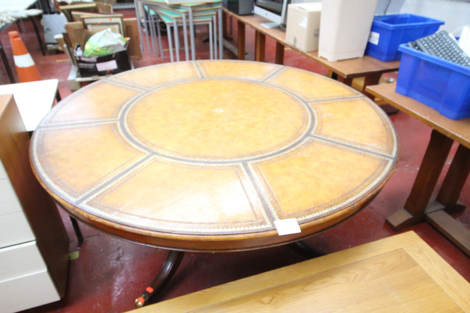 ROUND LIBRARY TABLE £150