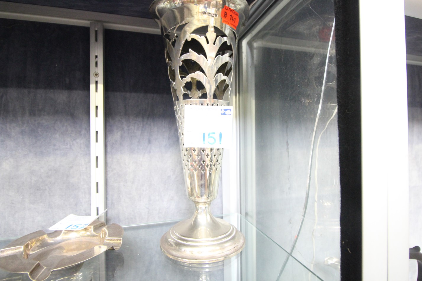 silver vase Â£210