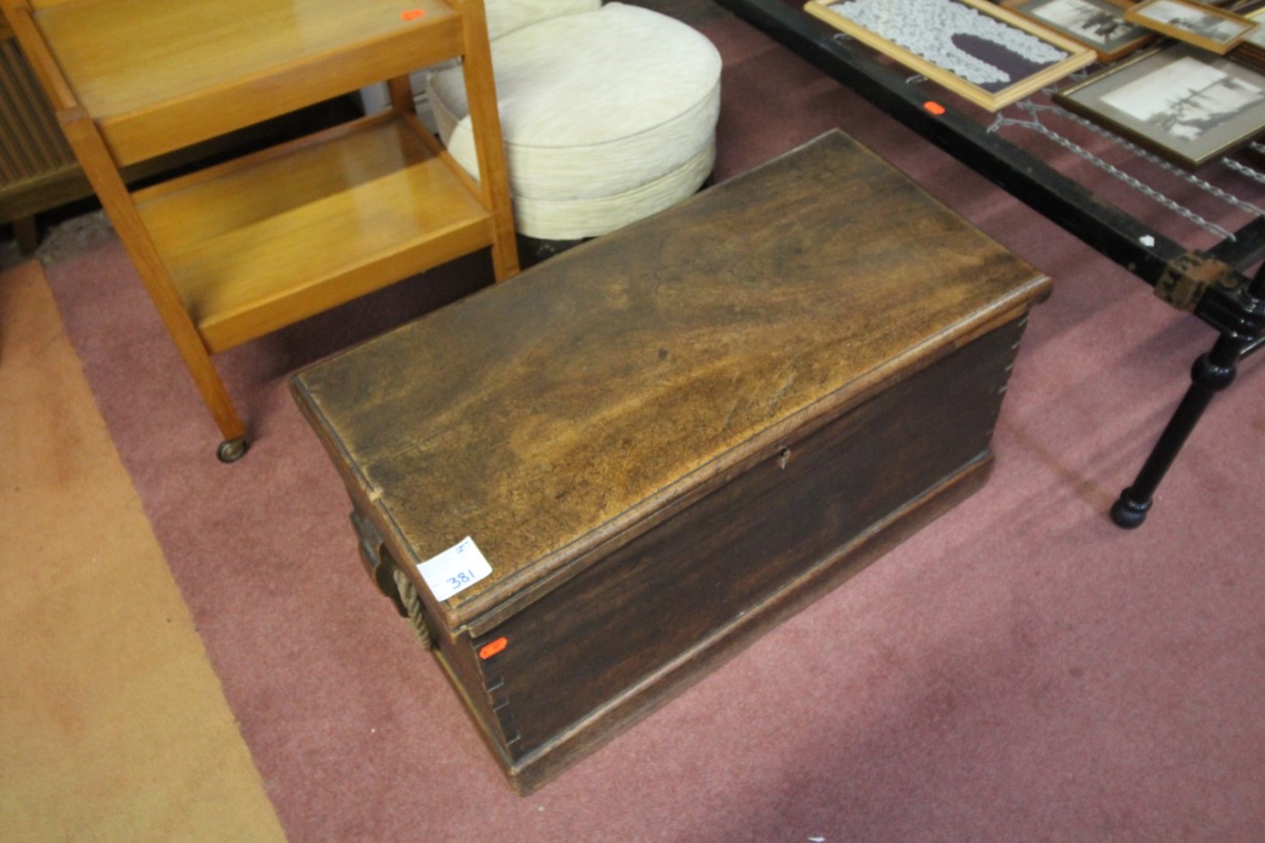 oak chest £90