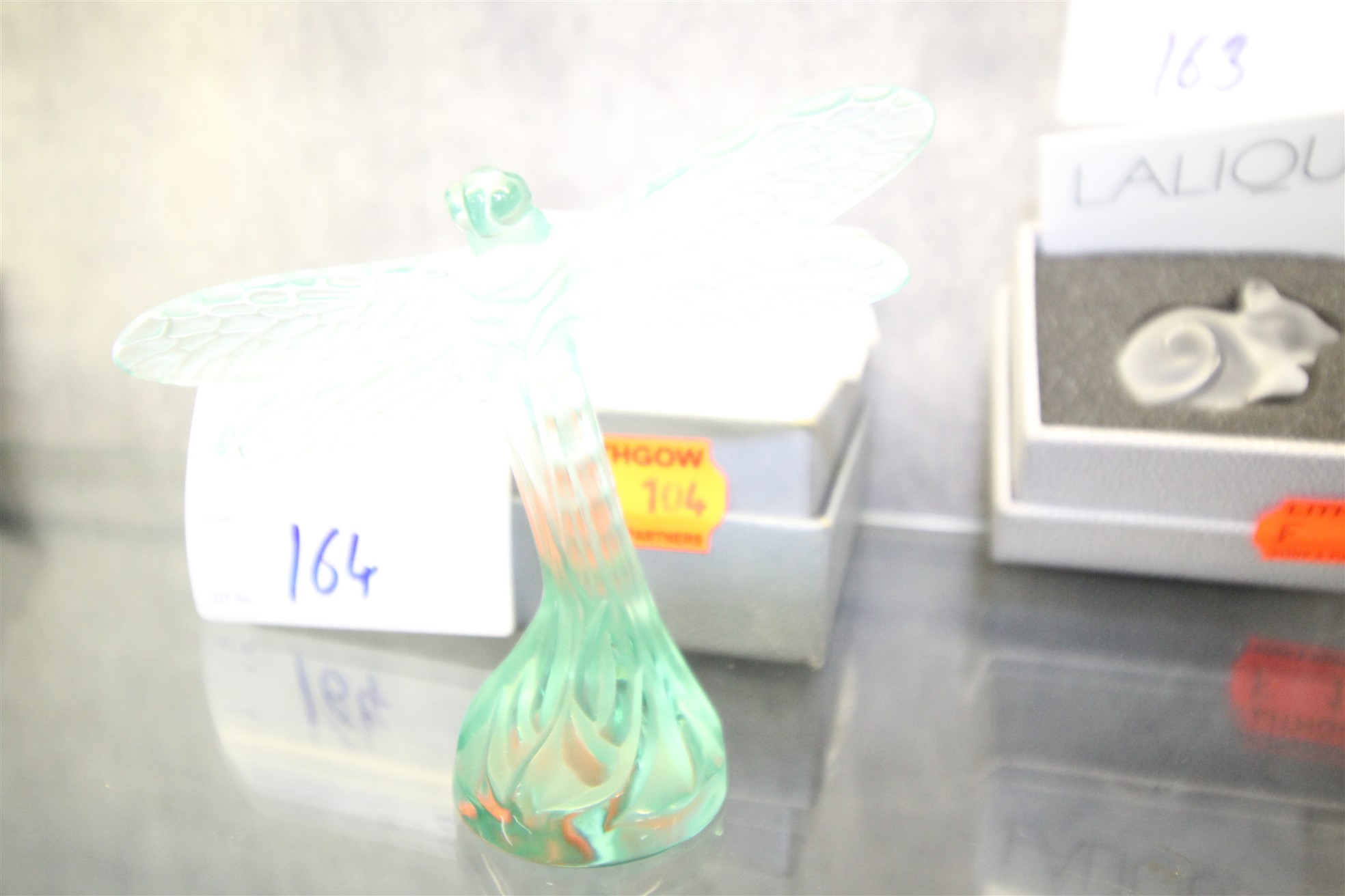 Lot 164 - Lalique Dragon Fly - £105