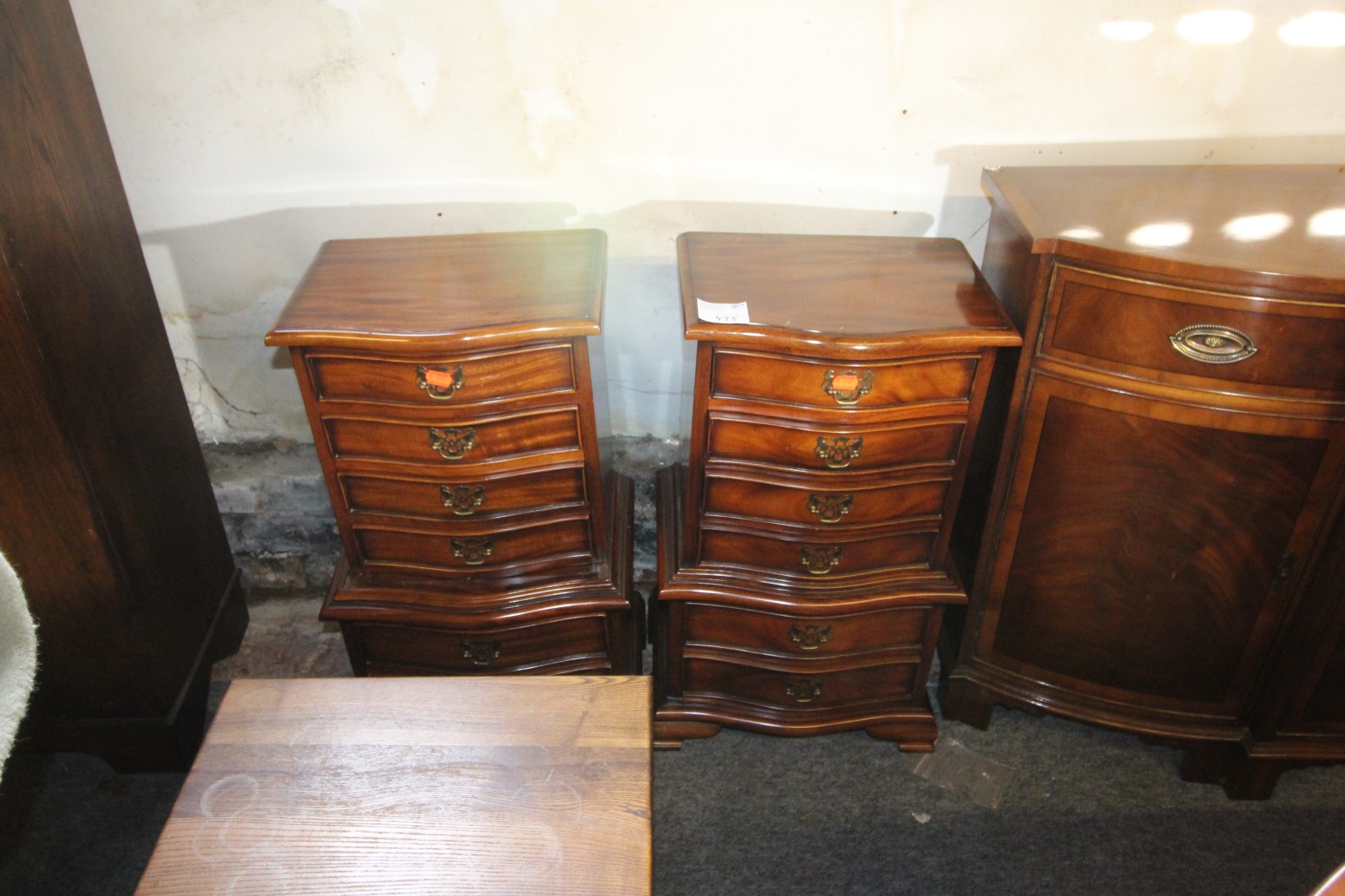 PAIR OF LOW BOY CHESTS £80